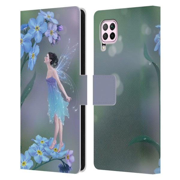 Rachel Anderson Pixies Forget Me Not Leather Book Wallet Case Cover For Huawei Nova 6 SE / P40 Lite