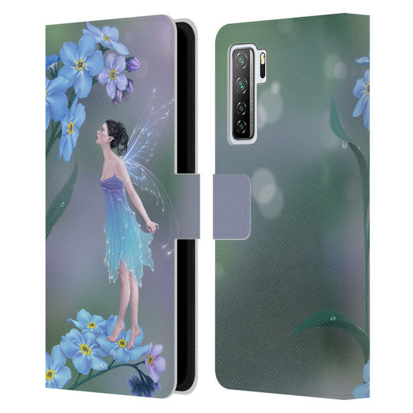 Rachel Anderson Pixies Forget Me Not Leather Book Wallet Case Cover For Huawei Nova 7 SE/P40 Lite 5G