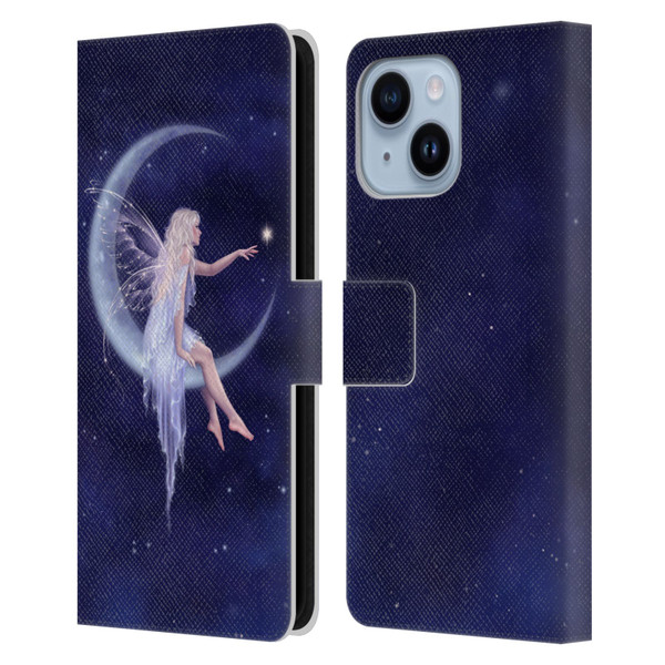 Rachel Anderson Pixies Birth Of A Star Leather Book Wallet Case Cover For Apple iPhone 14 Plus