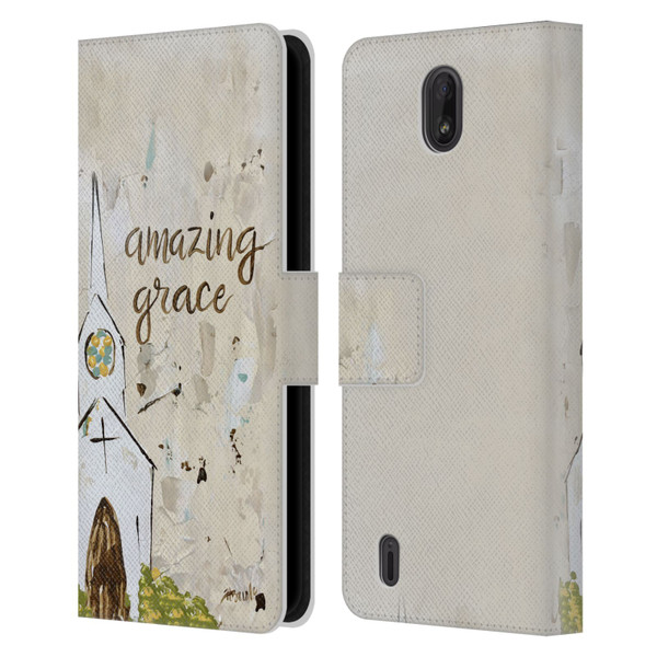 Haley Bush Church Painting Art Leather Book Wallet Case Cover For Nokia C01 Plus/C1 2nd Edition