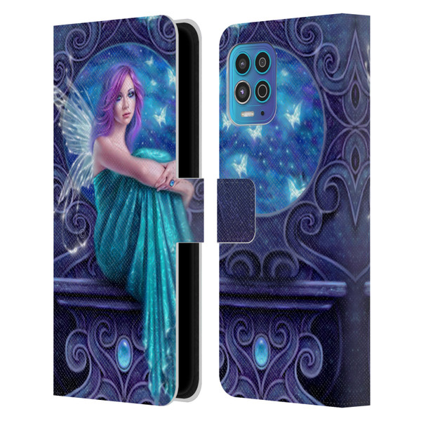 Rachel Anderson Pixies Astraea Leather Book Wallet Case Cover For Motorola Moto G100