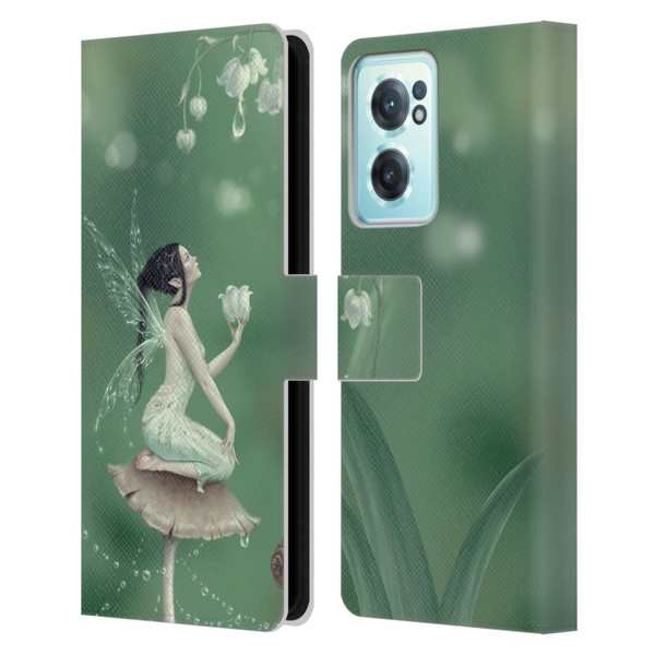 Rachel Anderson Pixies Lily Of The Valley Leather Book Wallet Case Cover For OnePlus Nord CE 2 5G