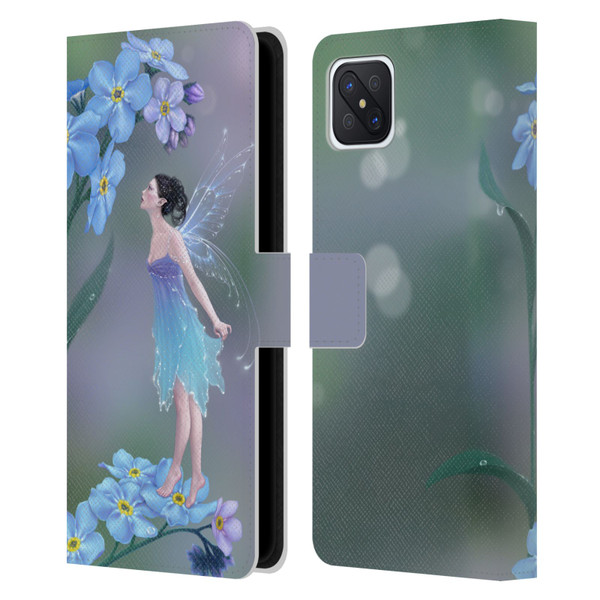 Rachel Anderson Pixies Forget Me Not Leather Book Wallet Case Cover For OPPO Reno4 Z 5G