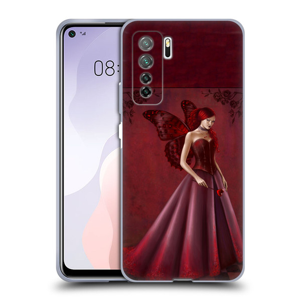 Rachel Anderson Fairies Queen Of Hearts Soft Gel Case for Huawei Nova 7 SE/P40 Lite 5G