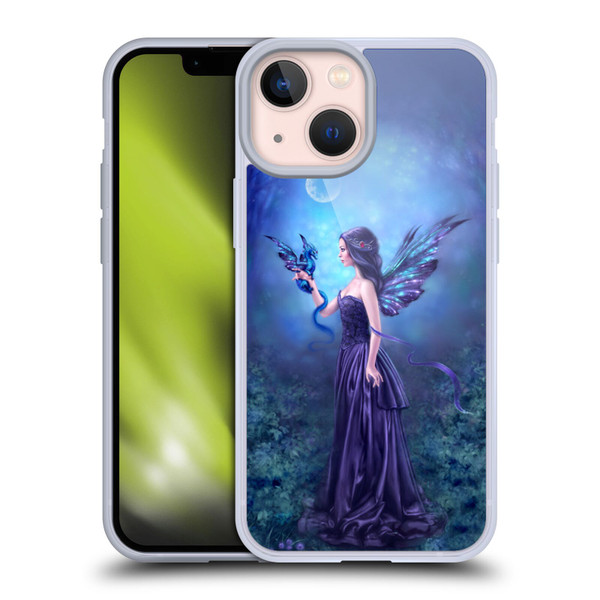 Rachel Anderson Fairies Iridescent Soft Gel Case for Apple iPhone 13 Mini