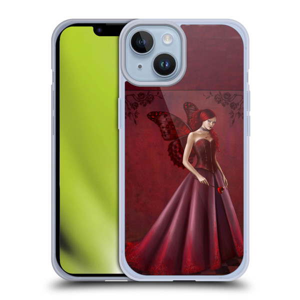 Rachel Anderson Fairies Queen Of Hearts Soft Gel Case for Apple iPhone 14