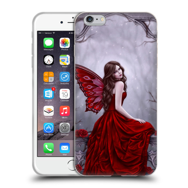 Rachel Anderson Fairies Winter Rose Soft Gel Case for Apple iPhone 6 Plus / iPhone 6s Plus