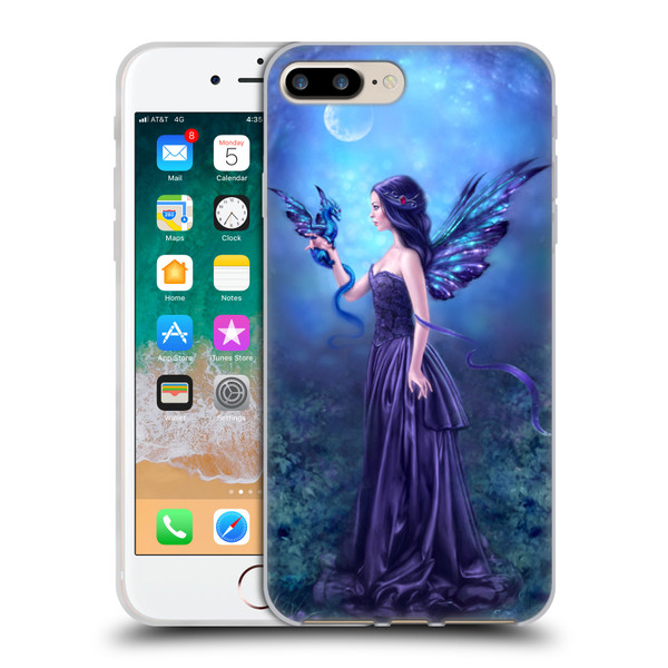 Rachel Anderson Fairies Iridescent Soft Gel Case for Apple iPhone 7 Plus / iPhone 8 Plus
