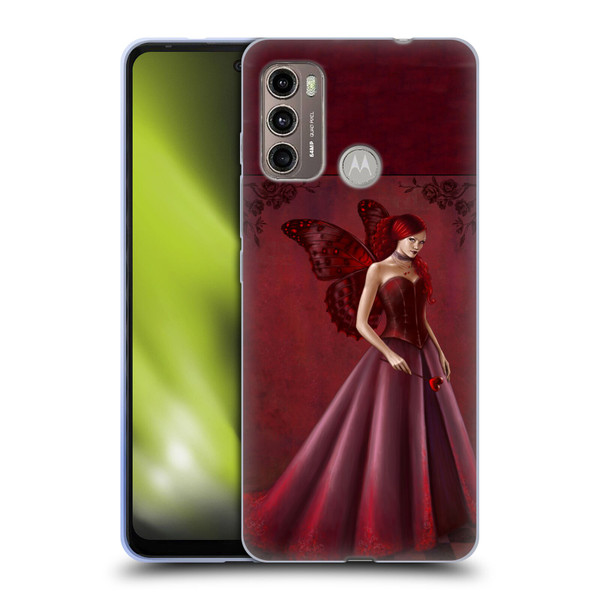 Rachel Anderson Fairies Queen Of Hearts Soft Gel Case for Motorola Moto G60 / Moto G40 Fusion