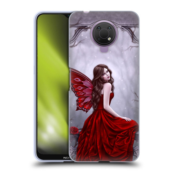 Rachel Anderson Fairies Winter Rose Soft Gel Case for Nokia G10