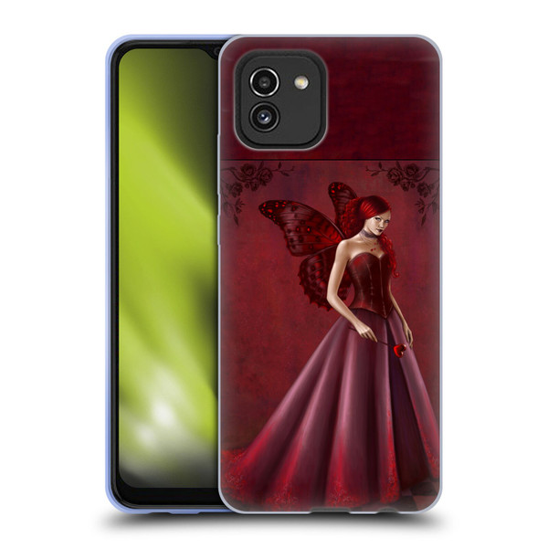 Rachel Anderson Fairies Queen Of Hearts Soft Gel Case for Samsung Galaxy A03 (2021)