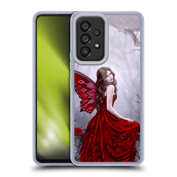 Rachel Anderson Fairies Winter Rose Soft Gel Case for Samsung Galaxy A53 5G (2022)