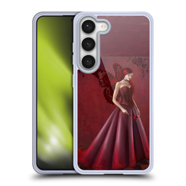 Rachel Anderson Fairies Queen Of Hearts Soft Gel Case for Samsung Galaxy S23 5G