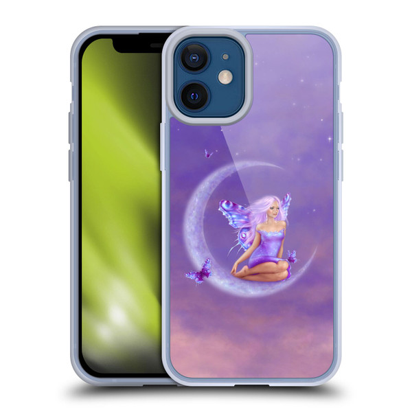 Rachel Anderson Pixies Lavender Moon Soft Gel Case for Apple iPhone 12 Mini
