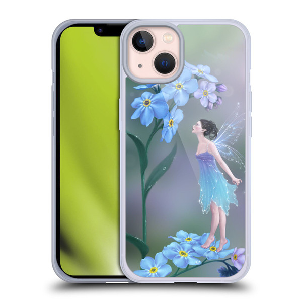 Rachel Anderson Pixies Forget Me Not Soft Gel Case for Apple iPhone 13