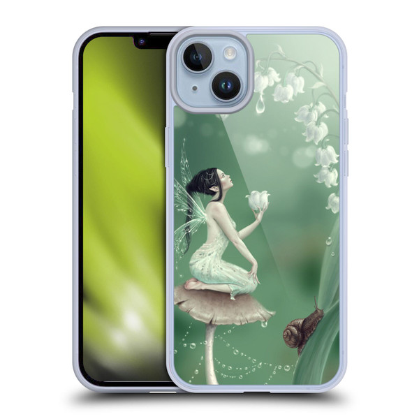 Rachel Anderson Pixies Lily Of The Valley Soft Gel Case for Apple iPhone 14 Plus