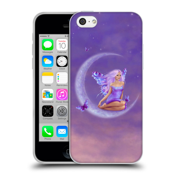 Rachel Anderson Pixies Lavender Moon Soft Gel Case for Apple iPhone 5c