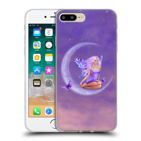 Rachel Anderson Pixies Lavender Moon Soft Gel Case for Apple iPhone 7 Plus / iPhone 8 Plus