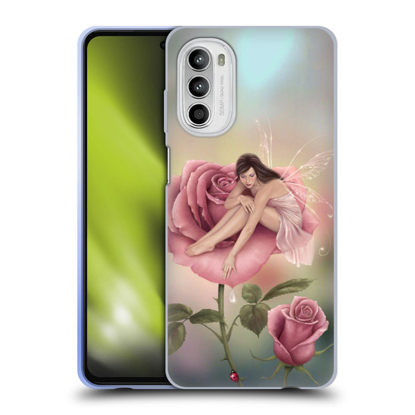 Rachel Anderson Pixies Rose Soft Gel Case for Motorola Moto G52