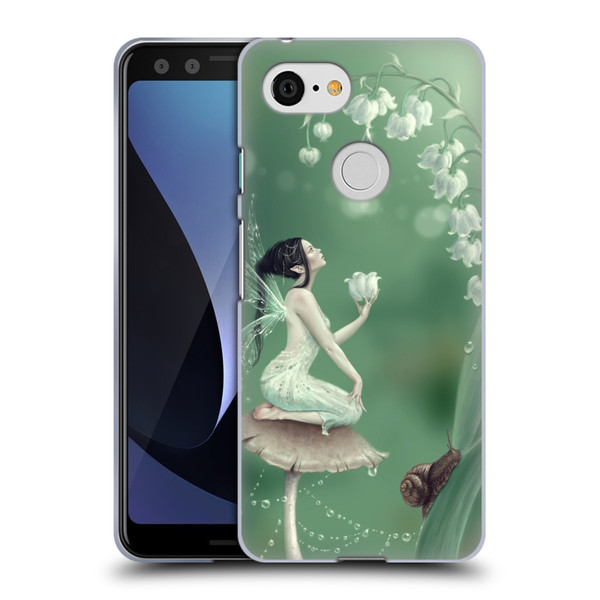 Rachel Anderson Pixies Lily Of The Valley Soft Gel Case for Google Pixel 3