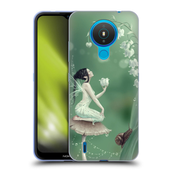 Rachel Anderson Pixies Lily Of The Valley Soft Gel Case for Nokia 1.4