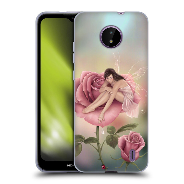 Rachel Anderson Pixies Rose Soft Gel Case for Nokia C10 / C20