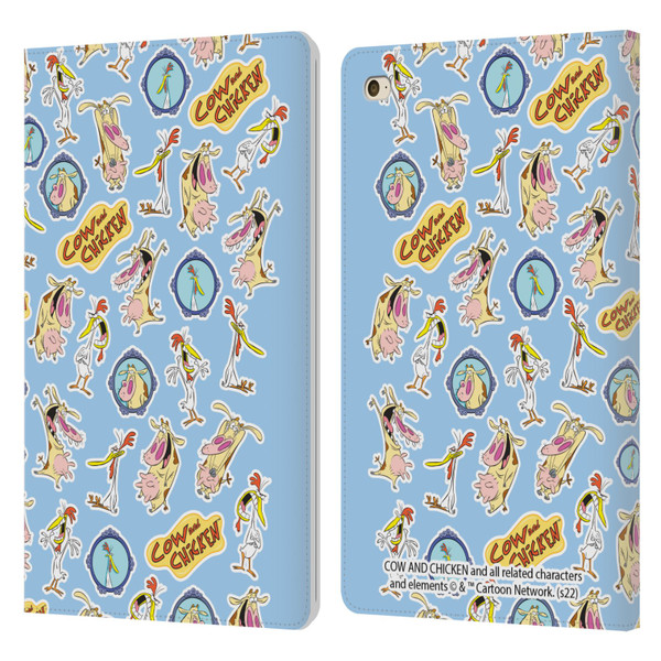 Cow and Chicken Graphics Pattern Leather Book Wallet Case Cover For Apple iPad mini 4