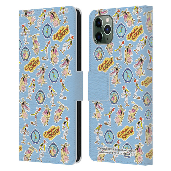 Cow and Chicken Graphics Pattern Leather Book Wallet Case Cover For Apple iPhone 11 Pro Max