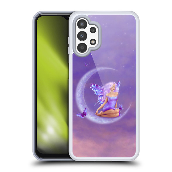 Rachel Anderson Pixies Lavender Moon Soft Gel Case for Samsung Galaxy A13 (2022)