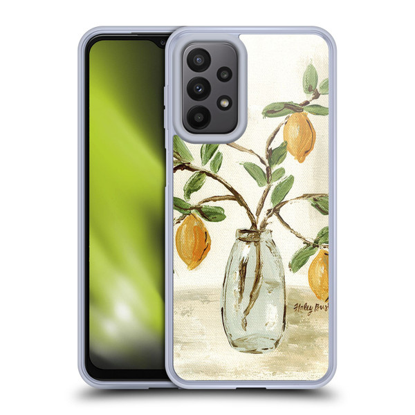 Haley Bush Floral Painting Lemon Branch Vase Soft Gel Case for Samsung Galaxy A23 / 5G (2022)