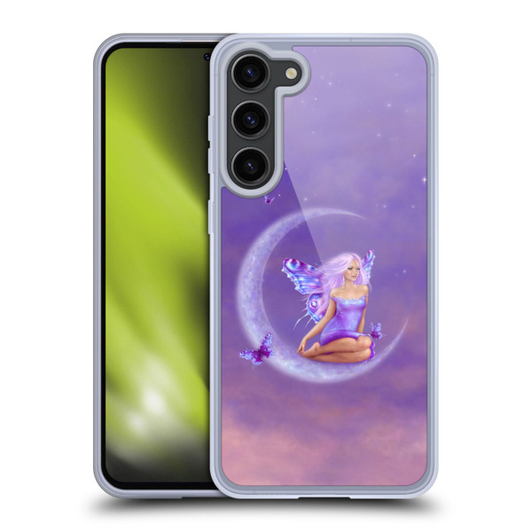 Rachel Anderson Pixies Lavender Moon Soft Gel Case for Samsung Galaxy S23+ 5G