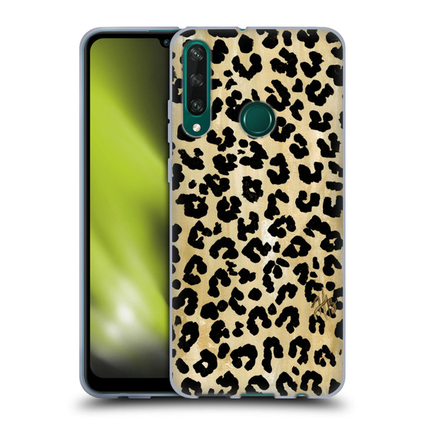Haley Bush Pattern Painting Leopard Print Soft Gel Case for Huawei Y6p