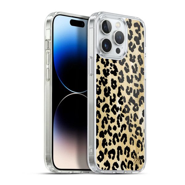 Haley Bush Pattern Painting Leopard Print Soft Gel Case for Apple iPhone 13 Pro Max & MagSafe