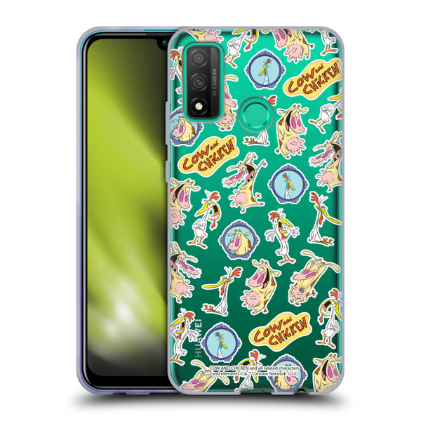 Cow and Chicken Graphics Pattern Soft Gel Case for Huawei P Smart (2020)