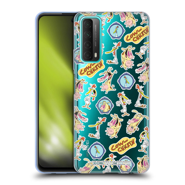 Cow and Chicken Graphics Pattern Soft Gel Case for Huawei P Smart (2021)