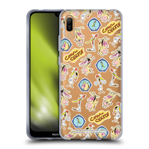 Cow and Chicken Graphics Pattern Soft Gel Case for Huawei Y6 Pro (2019)