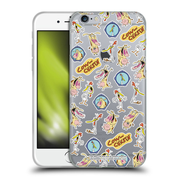 Cow and Chicken Graphics Pattern Soft Gel Case for Apple iPhone 6 / iPhone 6s