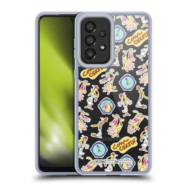 Cow and Chicken Graphics Pattern Soft Gel Case for Samsung Galaxy A33 5G (2022)