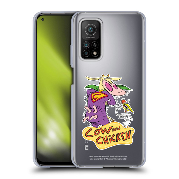 Cow and Chicken Graphics Super Cow Soft Gel Case for Xiaomi Mi 10T 5G