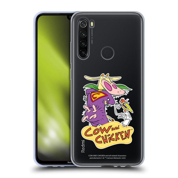 Cow and Chicken Graphics Super Cow Soft Gel Case for Xiaomi Redmi Note 8T