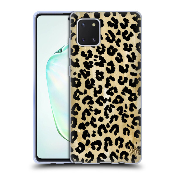 Haley Bush Pattern Painting Leopard Print Soft Gel Case for Samsung Galaxy Note10 Lite