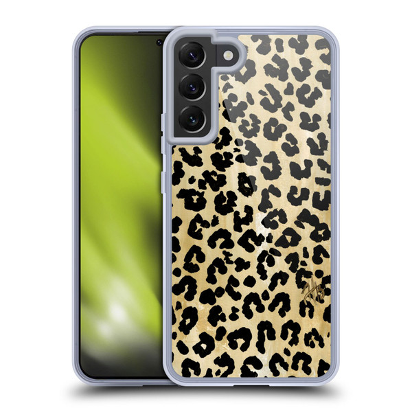 Haley Bush Pattern Painting Leopard Print Soft Gel Case for Samsung Galaxy S22+ 5G