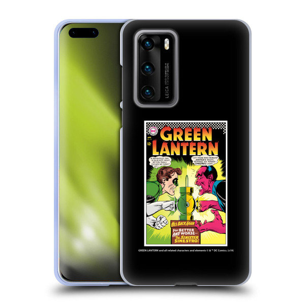 Green Lantern DC Comics Comic Book Covers Sinestro Soft Gel Case for Huawei P40 5G