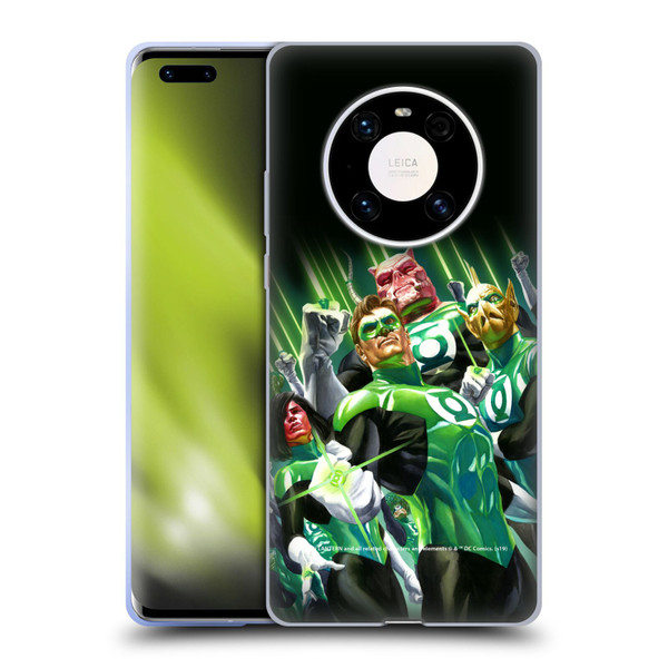 Green Lantern DC Comics Comic Book Covers Group Soft Gel Case for Huawei Mate 40 Pro 5G