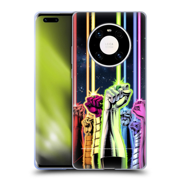 Green Lantern DC Comics Comic Book Covers Power Rings Soft Gel Case for Huawei Mate 40 Pro 5G