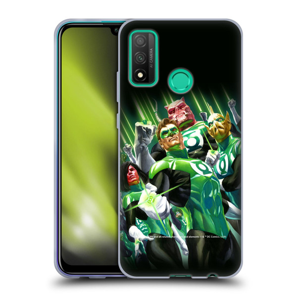 Green Lantern DC Comics Comic Book Covers Group Soft Gel Case for Huawei P Smart (2020)