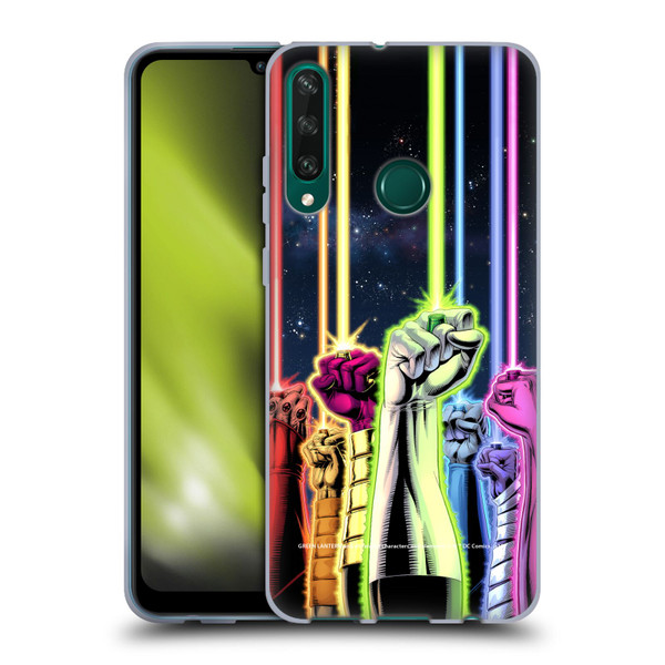 Green Lantern DC Comics Comic Book Covers Power Rings Soft Gel Case for Huawei Y6p
