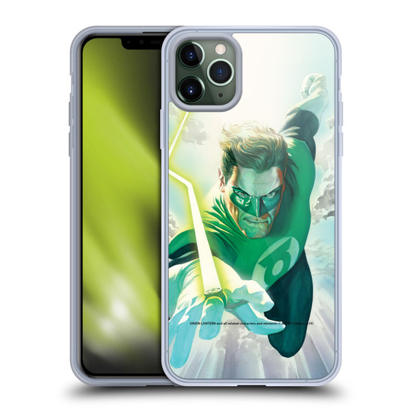 Green Lantern DC Comics Comic Book Covers Flight Soft Gel Case for Apple iPhone 11 Pro Max & MagSafe