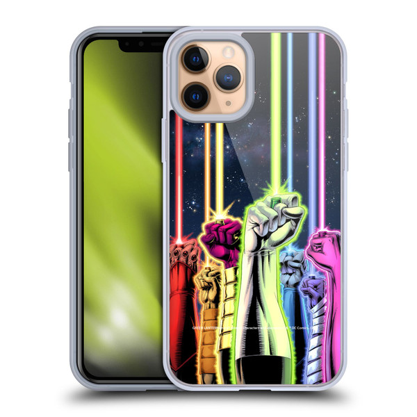 Green Lantern DC Comics Comic Book Covers Power Rings Soft Gel Case for Apple iPhone 11 Pro & MagSafe