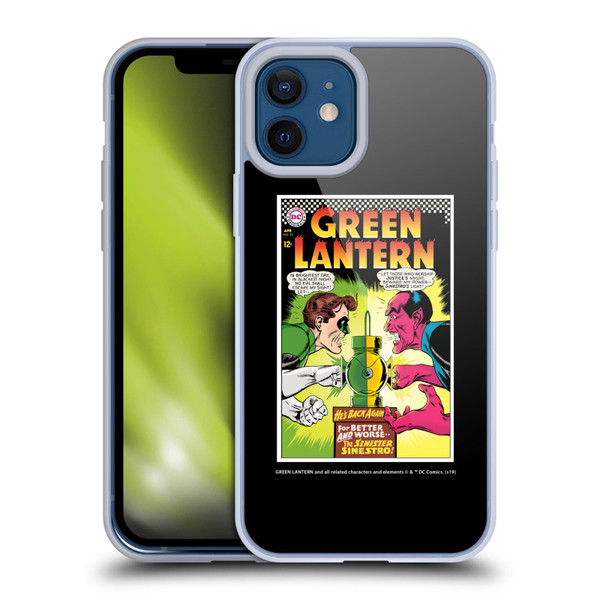 Green Lantern DC Comics Comic Book Covers Sinestro Soft Gel Case for Apple iPhone 12 / iPhone 12 Pro